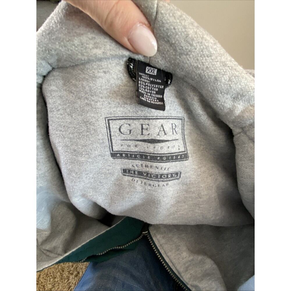 Vintage Gear For Sports Thick Jacket Coat Green 7up Men’s XXL 2XL Warm Gray EUC - Picture 7 of 11